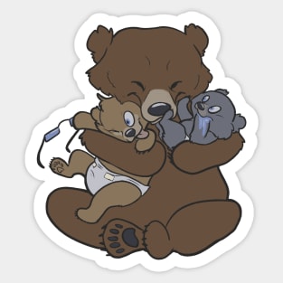 Bearly Sane Sticker